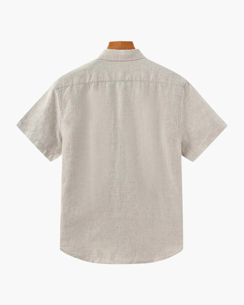 Camisa de Lino (Manga Corta) - Mónaco