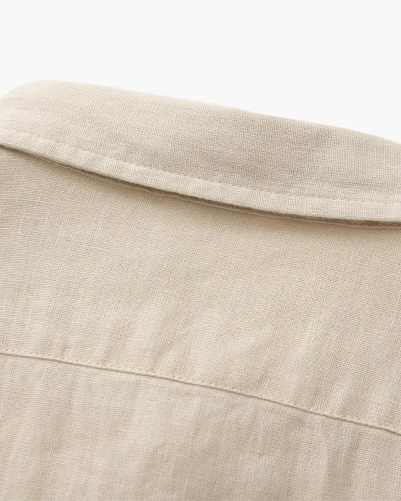 Camisa de Lino Napoli Beige