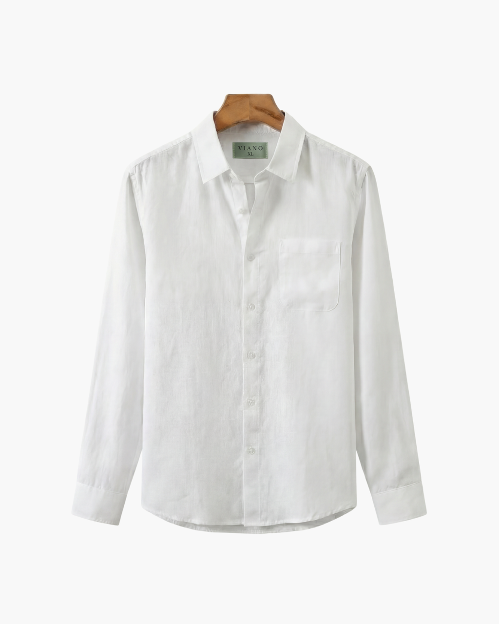 Camisa 100% Lino Blanca
