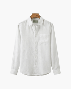 Viano · Camisa 100% Lino Blanca