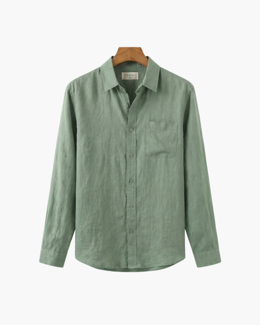 Camisa 100% Lino Verde
